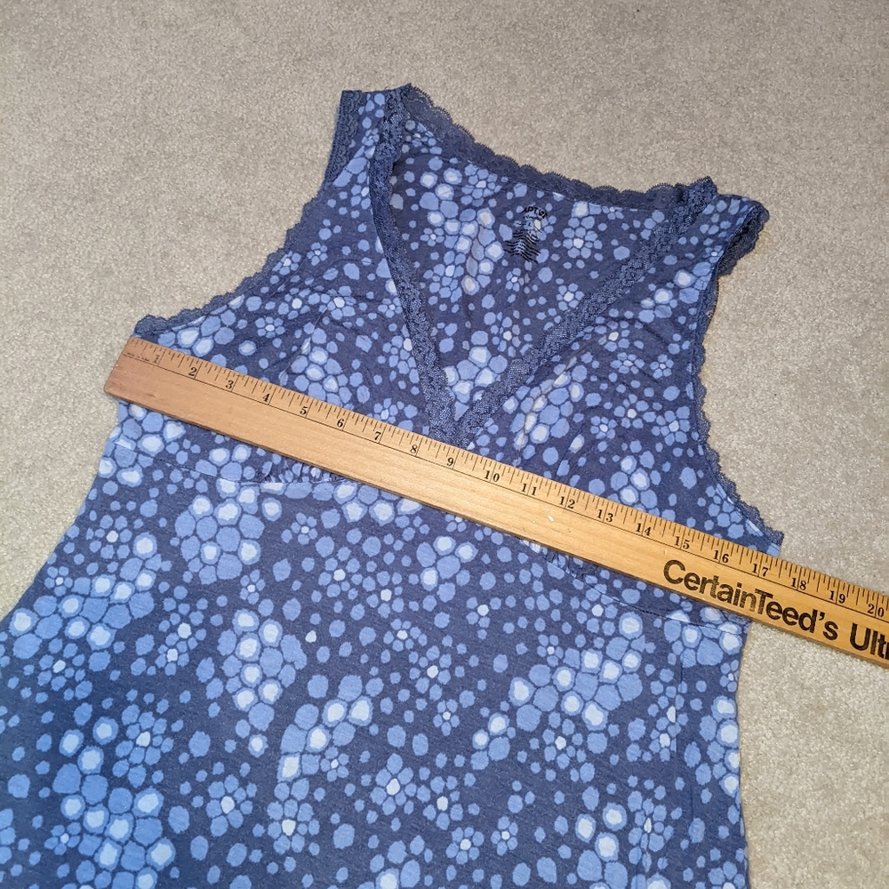 Apt. 9 intimates v-neck mini nightgown or long night sleeveless top - Picture 3 of 10
